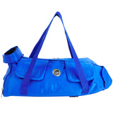 Size S Blue Multi-Functional Cat Grooming Bag - Anti-Scratch Restraint Pouch for Nail Trimming and Vet Visits