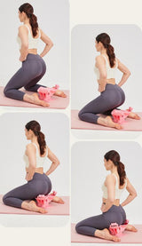 Green Ergonomic Pelvic Floor & Glute Trainer - Home Workout Equipment for Hips and Inner Thighs - 45-Degree Angle