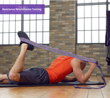 Blue and Purple 9-Loop Yoga Stretch Strap - Numbered Band for Flexibility and Physical Therapy - Extra Image