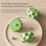 Green Removable Adjustable Wrap-Around Muscle Roller - 11-Wheel Deep Tissue Massager for Legs, Arms & Body - Extra Image