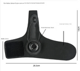 Black Adjustable Thumb Brace with Dial System - Wrist & Thumb Stabilizer for Pain Relief - 45-Degree Angle