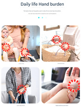Black Adjustable Thumb Brace with Dial System - Wrist & Thumb Stabilizer for Pain Relief - Close-Up Angle
