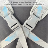 Light Khaki Quilted Hands-Free Pet Carrier Sling - Comfortable Front Pack for Small Dogs & Cats - Rear View