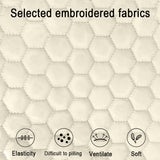 Light Khaki Quilted Hands-Free Pet Carrier Sling - Comfortable Front Pack for Small Dogs & Cats - Close-Up Angle