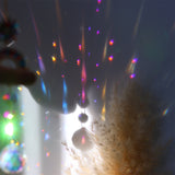 Colorful Dazzling Celestial Crystal Suncatcher - Star Shape Rainbow Maker Window Hanging Ornament - 45-Degree Angle