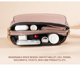 Black Chic Quilted Crossbody Bag - Multi-Compartment PU Leather Shoulder Purse - Close-Up Angle