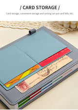 Pink A5 PU Leather Agenda for Productivity & Time Management-Undated Daily & Hourly Planner Pro - Rear View