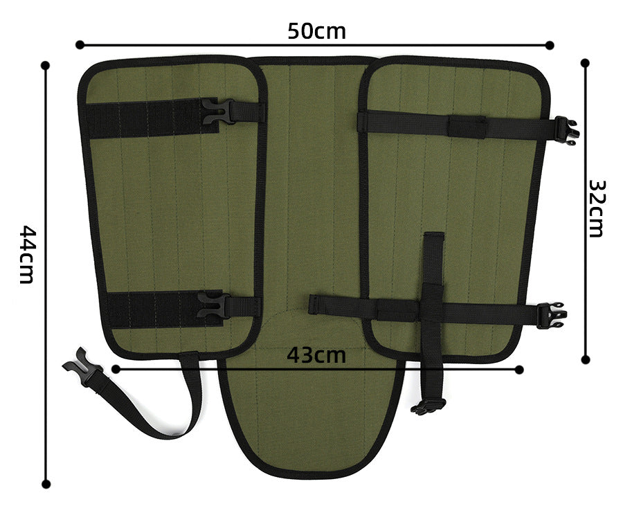 Camouflage khaki Outdoor Waterproof Leg Gaiters - Anti-Snake Bite & Scratch Protection Boot Covers - Breathable Nylon Oxford Leg Guards for Hiking Camping
