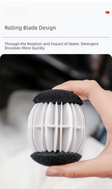 Magic Laundry Balls Set of 4 - Anti-Pilling Fuzzy Lint Remover for Washing Machine - 45-Degree Angle
