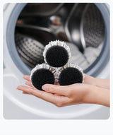 Magic Laundry Balls Set of 4 - Anti-Pilling Fuzzy Lint Remover for Washing Machine - Close-Up Angle