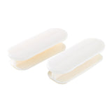 White 10-Pack No-Drill Window Handle Cabinet Pulls - Adhesive Mounting for Easy Installation