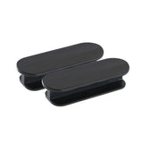 Black 10-Pack No-Drill Window Handle Cabinet Pulls - Adhesive Mounting for Easy Installation