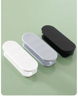 Black 10-Pack No-Drill Window Handle Cabinet Pulls - Adhesive Mounting for Easy Installation