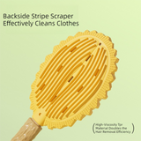 Yellow Pet Durian Massage Comb 2-Pack - Cat Deshedding Brush with Dual-Sided TPR Design for Soft Skin and Fur Cleaning