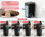 White Smart Sensor Trash Can – Slim, Durable, and Hands-Free Waste Bin for Kitchen, Bathroom, or Living Room - 45-Degree Angle