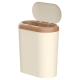 Grey Smart Sensor Trash Can – 15L Capacity, Compact Design for Home Use with Automatic Induction Opening(Three sensor modes) - 45-Degree Angle
