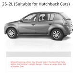 Silver 2M Universal Car Cover – 170T Taffeta Fabric, All-Weather Protection for Cars(4000×1750×1550MM)