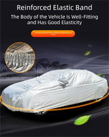Silver YL Off-Road Vehicle Cover – 170T taffeta fabric, all-weather vehicle protection(4700×1900×1850MM)