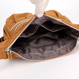 Dark Blue Multi-Pocket Lightweight Nylon Crossbody Bag – Stylish, Functional, and Spacious Shoulder Bag for Women