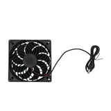 Solar Panel Fan Kit – 16W Monocrystalline Solar Powered Ventilation System with Dual Fans - Top-Down View