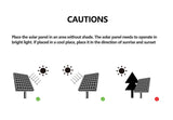 Solar Panel Fan Kit – 16W Monocrystalline Solar Powered Ventilation System with Dual Fans - 45-Degree Angle