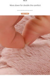 Plush Cobblestone Memory Foam Bath Mat - Super Absorbent, Non-Slip & Machine Washable(Pink 50*80㎝) - 45-Degree Angle