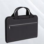 Fireproof & Waterproof Expanding File Folder Organizer with Zipper - Large Capacity Document Safe Bag(Silver zipper handle model)