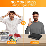 Fireproof & Waterproof Expanding File Folder Organizer with Zipper - Large Capacity Document Safe Bag(Silver zipper handle model) - Side View