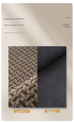 Absorbent & Dirt-Resistant Woven Kitchen Mat - Non-Slip Runner Rug for Home(Interlocking Black)