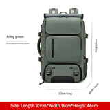 4-in-1 Convertible Travel Backpack & Briefcase - Large Capacity, 16