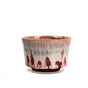 Pink 225ml Ceramic Kiln Glazed Coffee Latte Art Cup - Retro Style Matcha Bowl