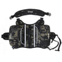 Camuflaje Saddle Bag Dog Backpack - Adjustable Harness Pack for Hiking, Camping & Travel with Medium to Large Dogs