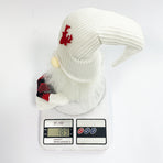 2-Pack Christmas Gnome Decorations - Red & White Long Leg Faceless Santa Elf Plush Ornaments