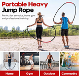 Black-gold Heavy Duty Battle Rope for Jumping (25mm) - Intense Full-Body Workout for Core Strength & Muscle Training