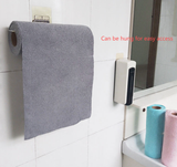 Grey 4-Roll Pack, 80 Sheets Reusable Tear-Off Microfiber Cleaning Cloths - Non-Stick Oil & Absorbent Kitchen Wipes - Top-Down View