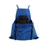 BLue Heavy-Duty Garden Harvesting Apron - Waterproof Fruit Picking Bag with Large Pouch
