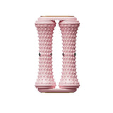 Pink Dual Foot Massager Roller - Therapeutic Deep Tissue Tool for Plantar Fasciitis, Arch Pain Relief & Muscle Relaxation