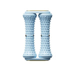 Blue Dual Foot Massager Roller - Therapeutic Deep Tissue Tool for Plantar Fasciitis, Arch Pain Relief & Muscle Relaxation