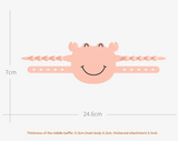 Pink (6-Pack) Cute Crab Door Slam Stopper Set- Silicone Anti-Pinch & Quiet Latch Guard