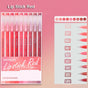 Lip Stick Red 9PCS/Set Languo Dopamine Gel Pen Set - Vibrant Multi-Color Writing Instruments for Creativity