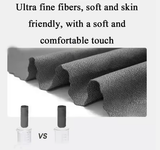 Blue 2-PCS Smart Whale Silicone Case Quick-Dry Towel Set - Portable & Cooling for Gym & Travel - Top-Down View