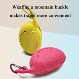 Purple 2-PCS Smart Whale Silicone Case Quick-Dry Towel Set - Portable & Cooling for Gym & Travel - Front View