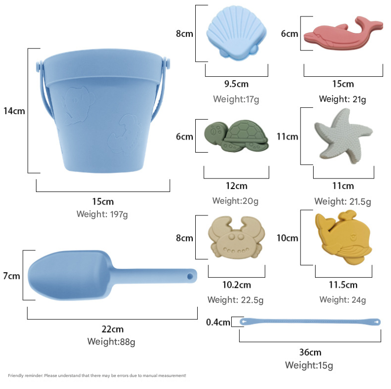 Silicone Beach Sand Shovel - Durable & Flexible Outdoor Play Tool