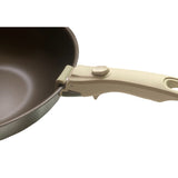 White Universal Detachable Pot Handle - Anti-Scald Handle Accessory for Milk Pots & Woks, General Purpose - Side View