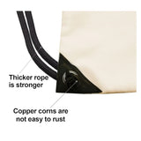 Grey Versatile Drawstring Backpack - Sports, Gym, Yoga, Dance & Travel Carry-All (34x47 cm) - Front View