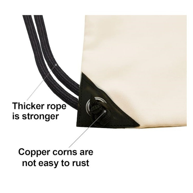 Blue Versatile Drawstring Backpack - Sports, Gym, Yoga, Dance & Travel Carry-All (34x47 cm)