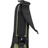 Green Outdoor Tactical Chest Bag - CS Running Hydration Sports Chest Pack for Men (0.572kg, 30x30x6 cm) - Top-Down View