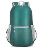 Green Ultra Lightweight Foldable Backpack Packable Daypack Compact Travel Rucksack with Mesh Pockets Ideal for Outdoor Adventures