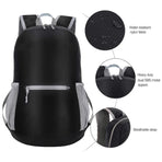 Green Ultra Lightweight Foldable Backpack Packable Daypack Compact Travel Rucksack with Mesh Pockets Ideal for Outdoor Adventures