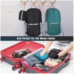 Green Ultra Lightweight Foldable Backpack Packable Daypack Compact Travel Rucksack with Mesh Pockets Ideal for Outdoor Adventures